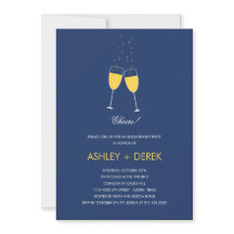 Champagne Toast Engagement Party Invitation