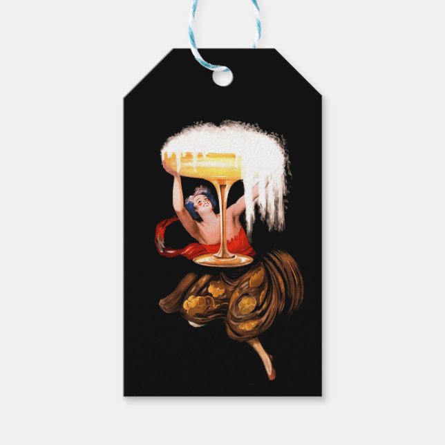 Champagne Toast Gift Tags (Front)