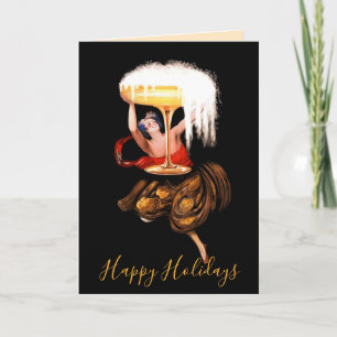 Champagne Toast Holiday Card