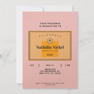 Champagne Toast Invitation
