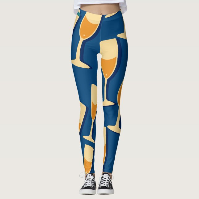 Champagne Toast Leggings (Front)