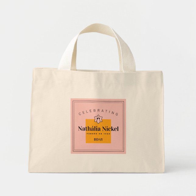 Champagne Toast Mini Tote Bag (Front)