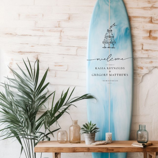 Champagne Tower | Minimalist Wedding Welcome (Creator Uploaded)