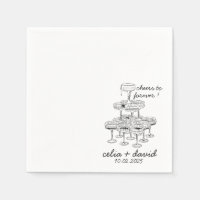 Champagne Tower Wedding