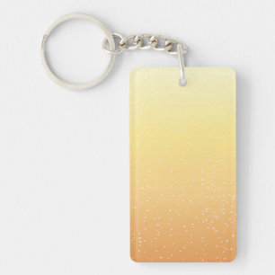 Champagne with Tiny Bubbles Background Art Key Ring