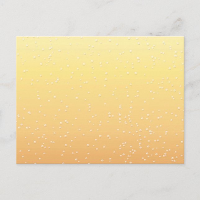 Champagne with Tiny Bubbles Background Art Postcard (Front)