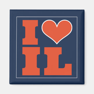 Champaign Urbana  (IL) Football Watch Party Fridge Magnet