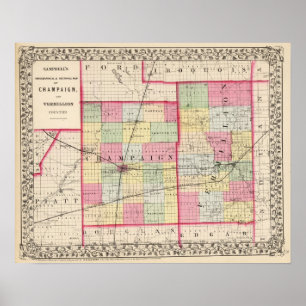 Champaign, Vermillion counties Poster