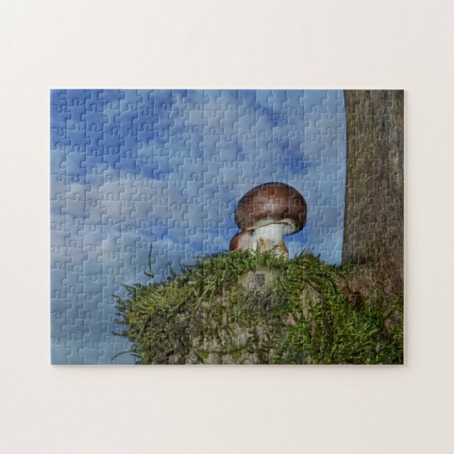 Champignons mit blauem Himmel Jigsaw Puzzle (Horizontal)