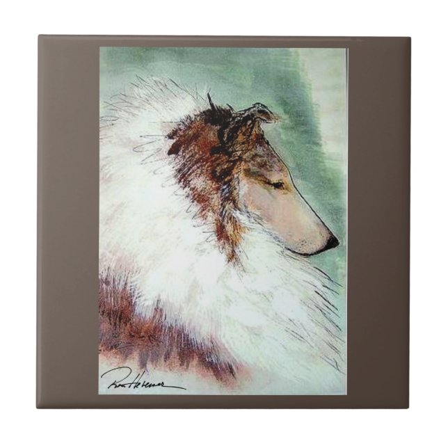 Champion Collie . .. Ceramic Tile (Front)