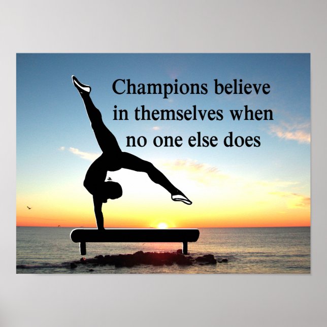 CHAMPION GYMNAST POSTER (Front)