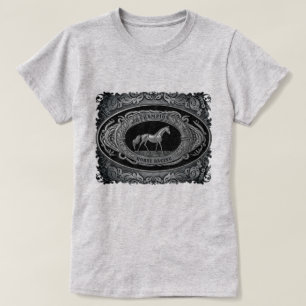 Champion Horse Racing Event Country Western Buckle T-Shirt