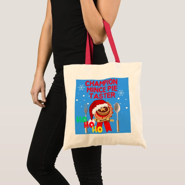 Champion Mince Pie Taster - Santa Tote Bag (Front (Product))