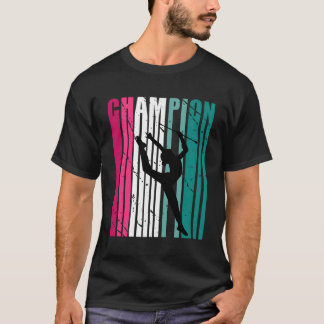 Champion Of Rhythmic Gymnastics Teal T-Shirt
