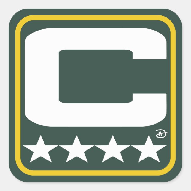 Champion Patch - GB Green Sticker (Front)
