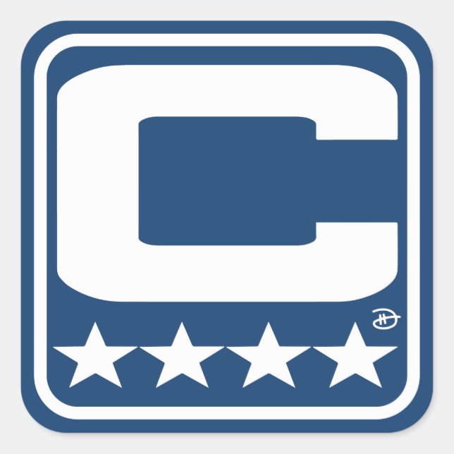 Champion Patch - IND Blue Sticker (Front)