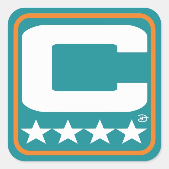 Champion Patch - MIA Aqua Sticker (Front)