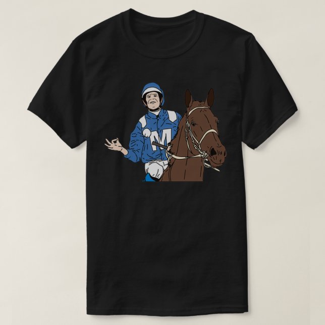 Champion Racehorse Winx Jockey Hugh Bowman T-Shirt (Design Front)