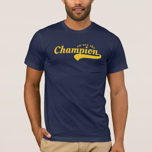 Champion T-Shirt – Style Meets Strength (Front)