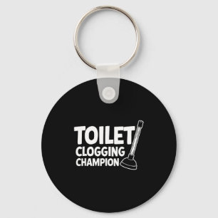 Champion Toilet Clogging World Key Ring