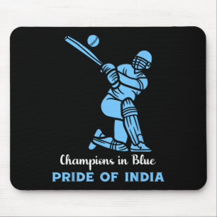 Champions In Blue Pride Of India Indian Cricket Pl Mouse Pad