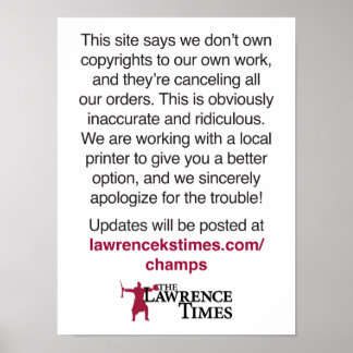 Champions indeed poster