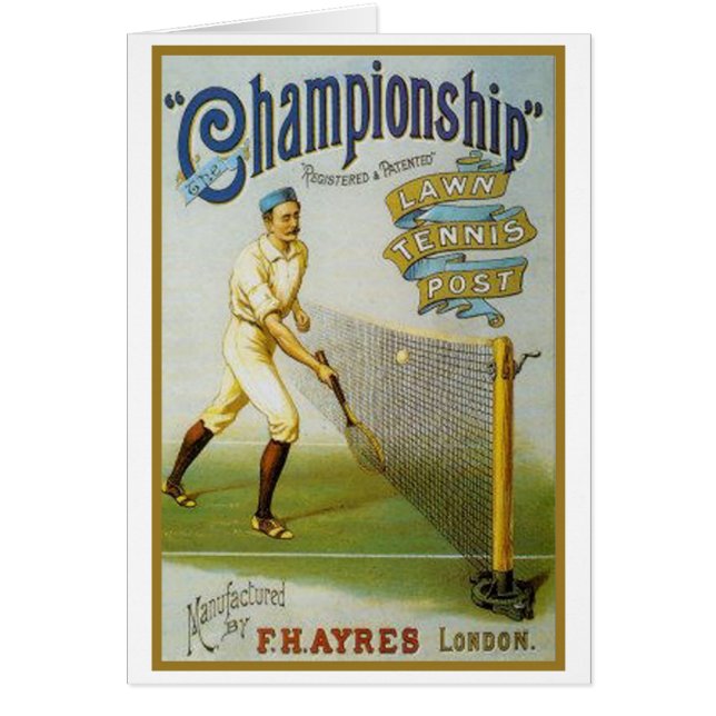 Championship Lawn Tennis Post (Front)