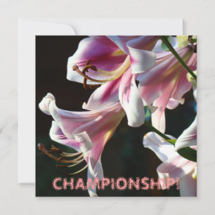 CHAMPIONSHIP MEET! Event Notice Cards Sports