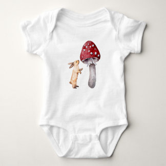 championship rabbit baby bodysuit