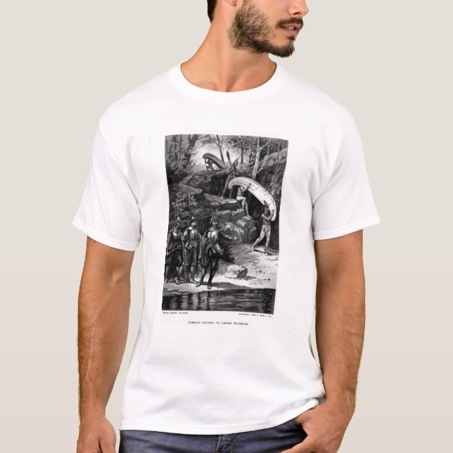 Champlain Exploring the Canadian Wilderness T-Shirt (Front)