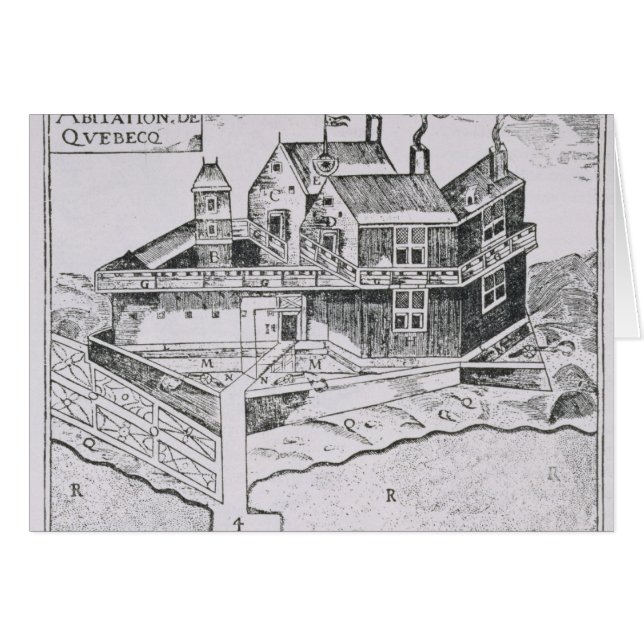 Champlain's View of Quebec (Front Horizontal)