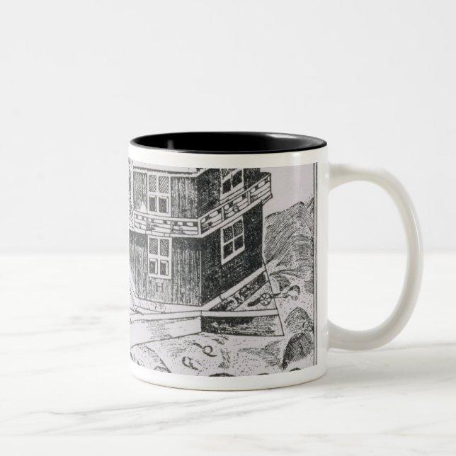 Champlain's View of Quebec Two-Tone Coffee Mug (Right)