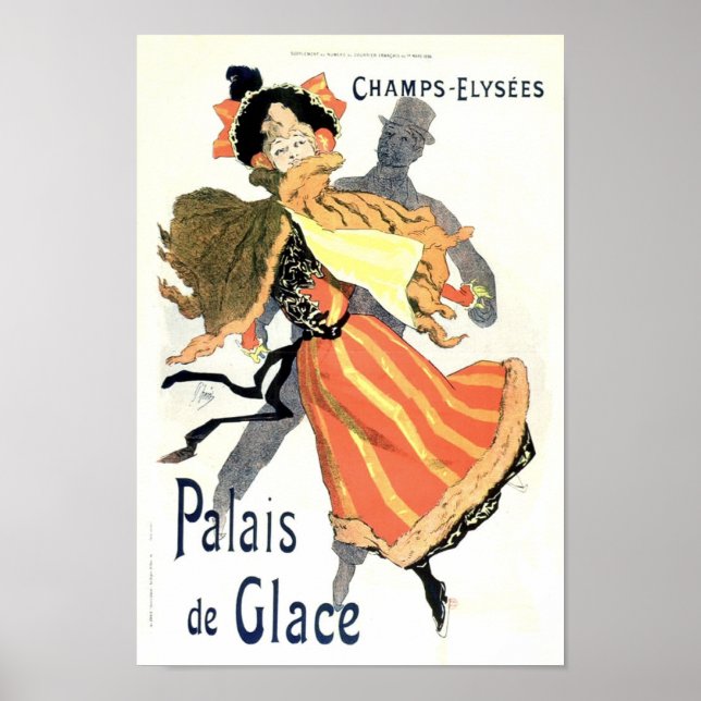 Champs Elysee Palais De Glace French Advertising Poster (Front)