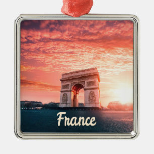 Champs-Élysées France Paris Metal Ornament