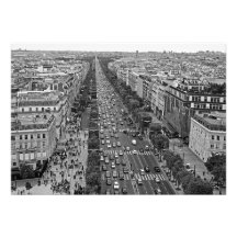 Champs Elysees from the Arc de Triomphe