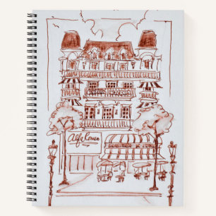 Champs Elysees Paris, France Notebook