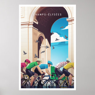 Champs-Élysées - Tour de France - Cycling Poster
