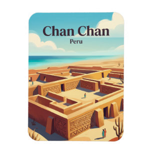 Chan Chan Archaeological Zone Peru Magnet