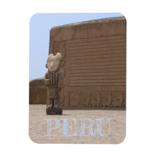 Chan Chan Historic Site, Peru Magnet (Vertical)