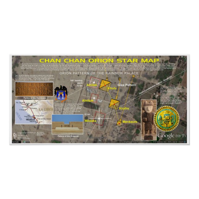 Chan Chan Orion Star Map Poster (Front)