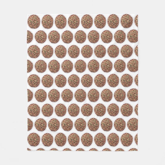 Chana Masala Chole Indian Food Chickpea Dish Fleece Blanket (Front)