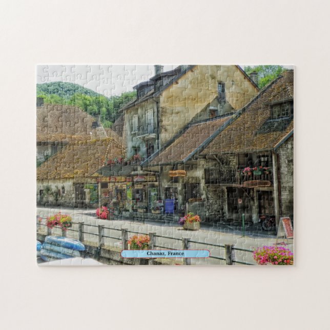 Chanaz, France Jigsaw Puzzle (Horizontal)