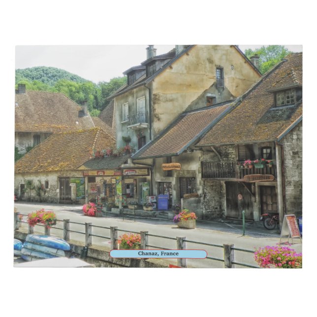 Chanaz, France Notepad (Front)