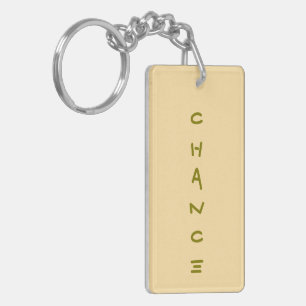 Chance Acrylic Keychain