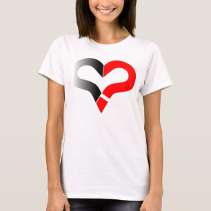 Chance At Romance Heart Question Mark Shirt
