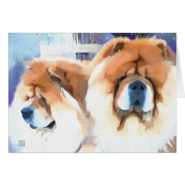 CHANCE & CHLOE heARTdog chow (Front Horizontal)