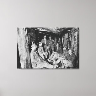 Chance Mine during lunch Coeur d'Alene Canvas Print