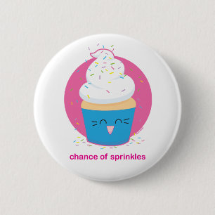 Chance of Sprinkles 6 Cm Round Badge