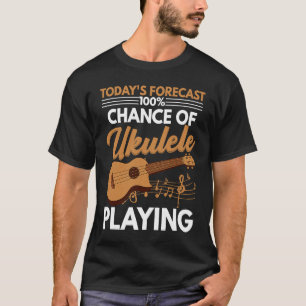 Chance Of Ukulele Playing Player Music Graphic T-Shirt