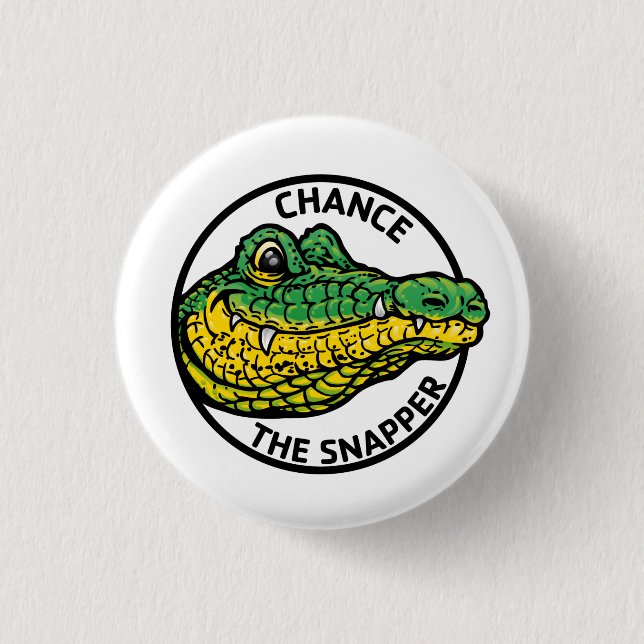 Chance the Snapper Button (Front)